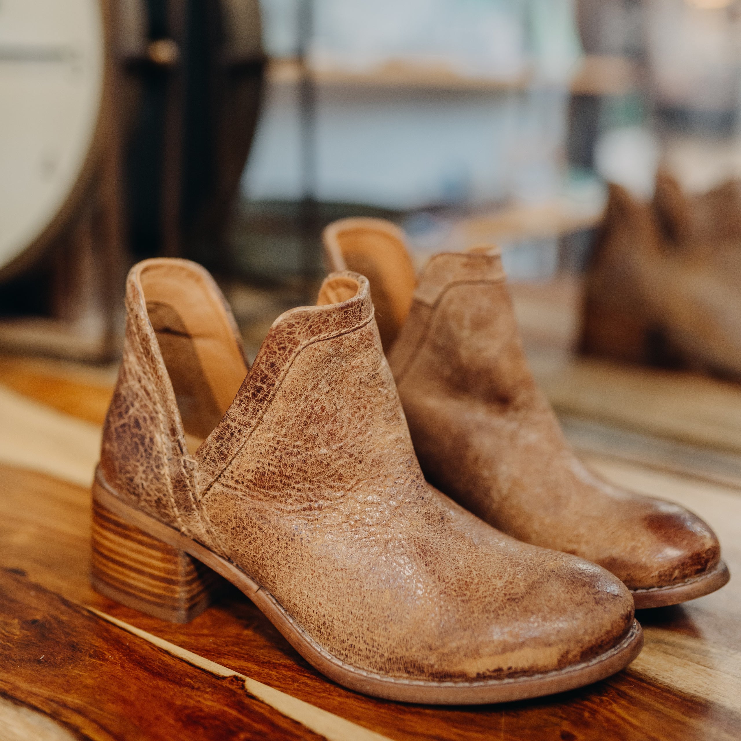 Diba True Mustard Seed Boutique Work Nerd Boot Tan