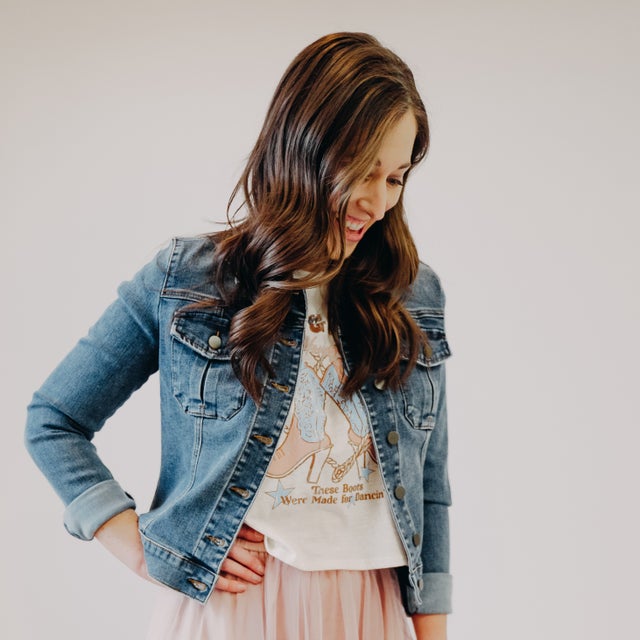 Mustard seed denim store jacket