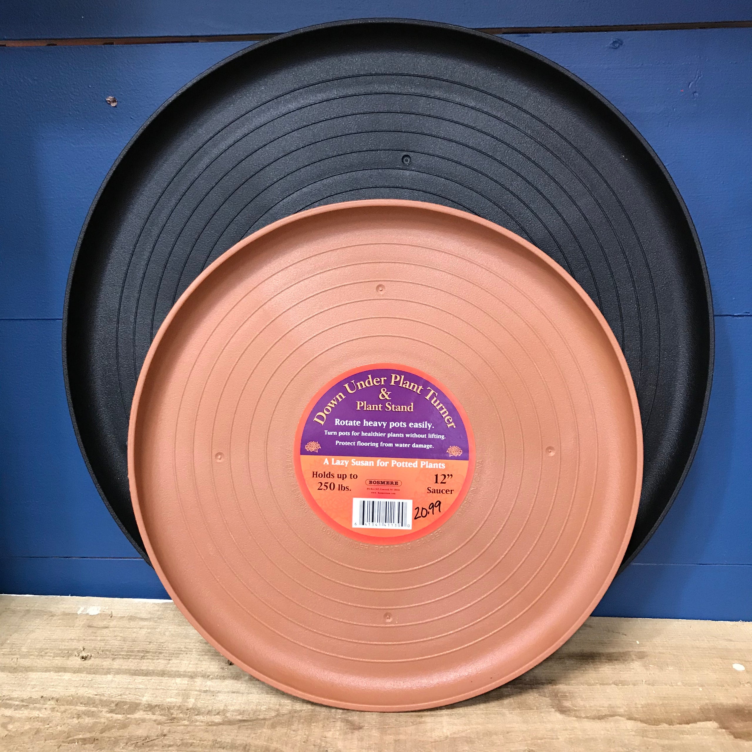 DU Lazy Susan Plant Stand, Assorted Sizes & Colors Down to Earth